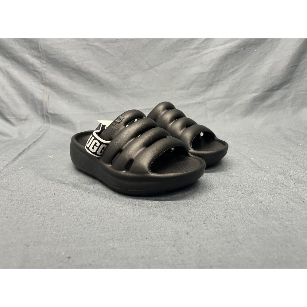 UGG Australia Boys K Sport Yeah Slide Logo Slip-On Black Size 6 NEW NO BOX! - Picture 10 of 10